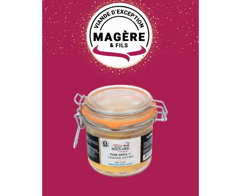 Foie Gras de Canard Entier Mi-Cuit à la Fleur de Sel de Noirmoutier – Ernest Soulard