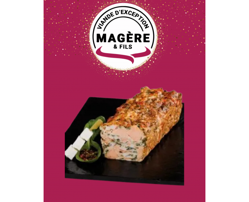 Terrine Dorée au Four Florentine de Saumon aux Épinards – 1 kg