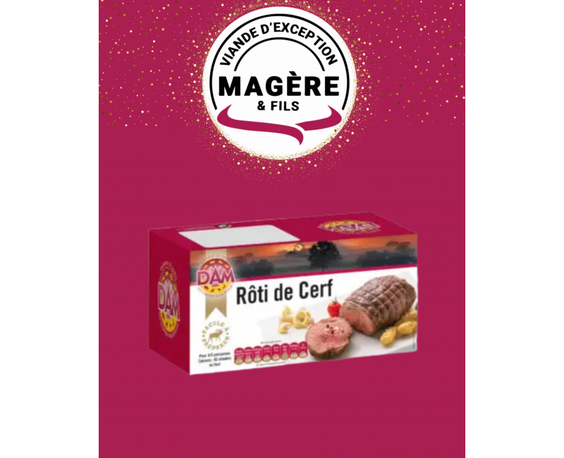 Rôti de Cerf Congelé – 1 kg