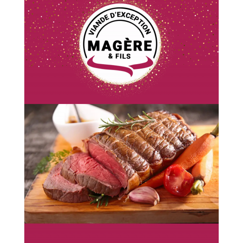 Rôti Cœur Tendre de Tranche de Bœuf Bardé – 2 kg