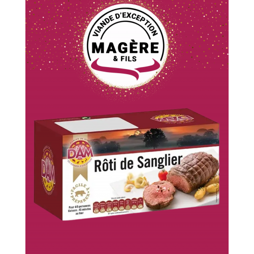 Rôti de Sanglier 1 kg – Surgelé