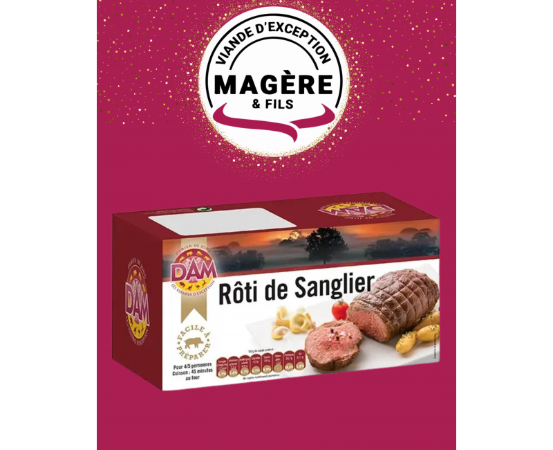 Rôti de Sanglier 1 kg – Surgelé