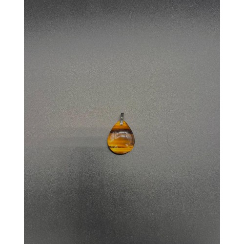 Pendentif Œil de Tigre – Pierre Naturelle
