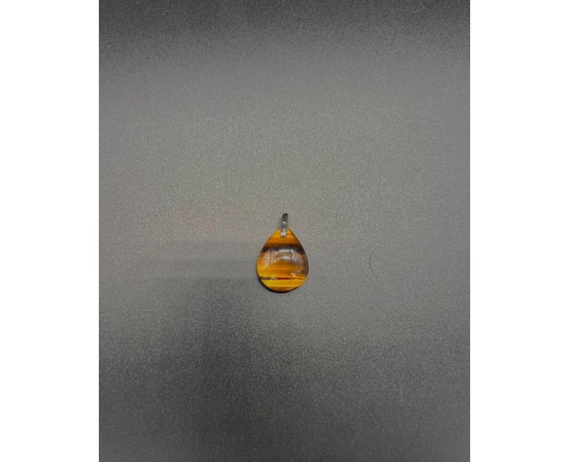 Pendentif Œil de Tigre – Pierre Naturelle