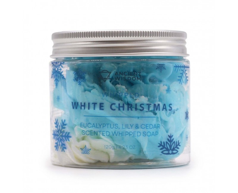 Savon fouetté Noël  blanc120g