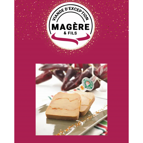 FOIE GRAS ENTIER MI-CUIT 500GR AU PIMENT D’ESPELETTE