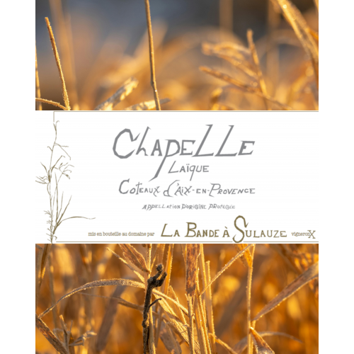 Chapelle Laïque 2023 – Vin Blanc Vermentino – Aix-en-Provence