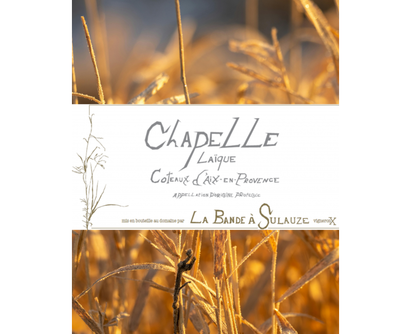 Chapelle Laïque 2023 – Vin Blanc Vermentino – Aix-en-Provence