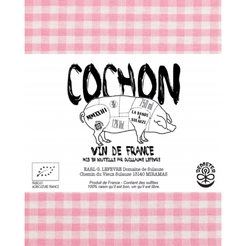 LE COCHON – VIN ROUGE (VIN DE FRANCE)