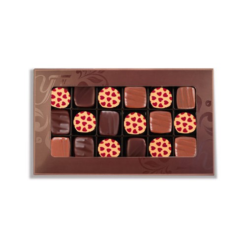 Coffret chocolat Saint Valentin 180gr