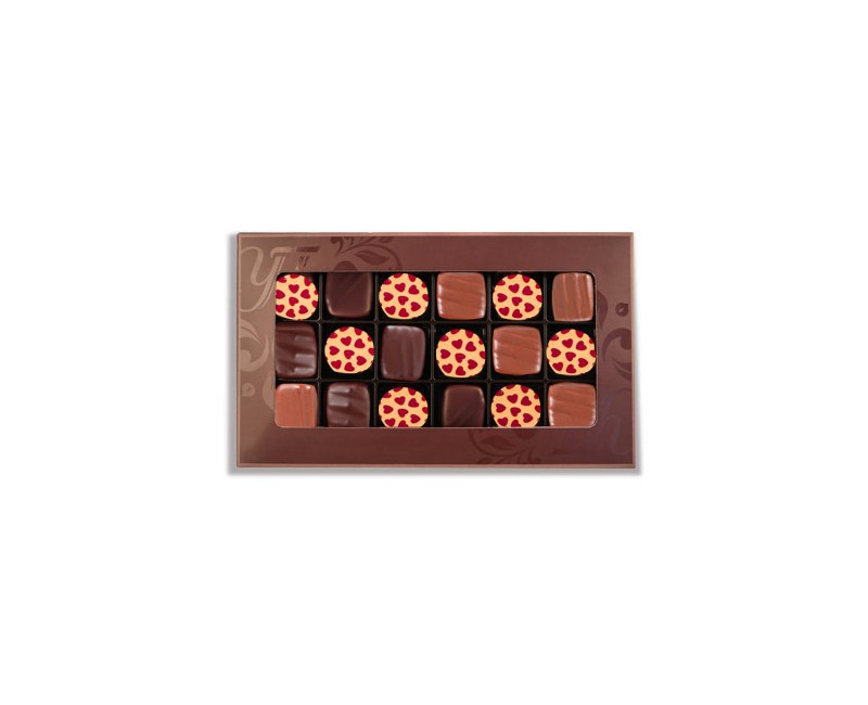 Coffret chocolat Saint Valentin 180gr