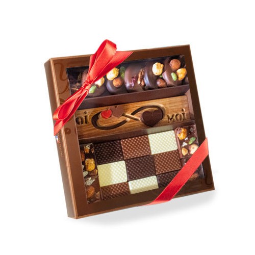 Coffret chocolat Saint Valentin Grignotage