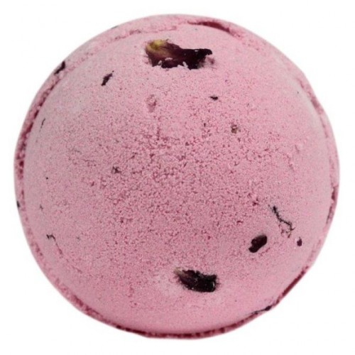 Boule de bain au karité pétales de roses 180 g