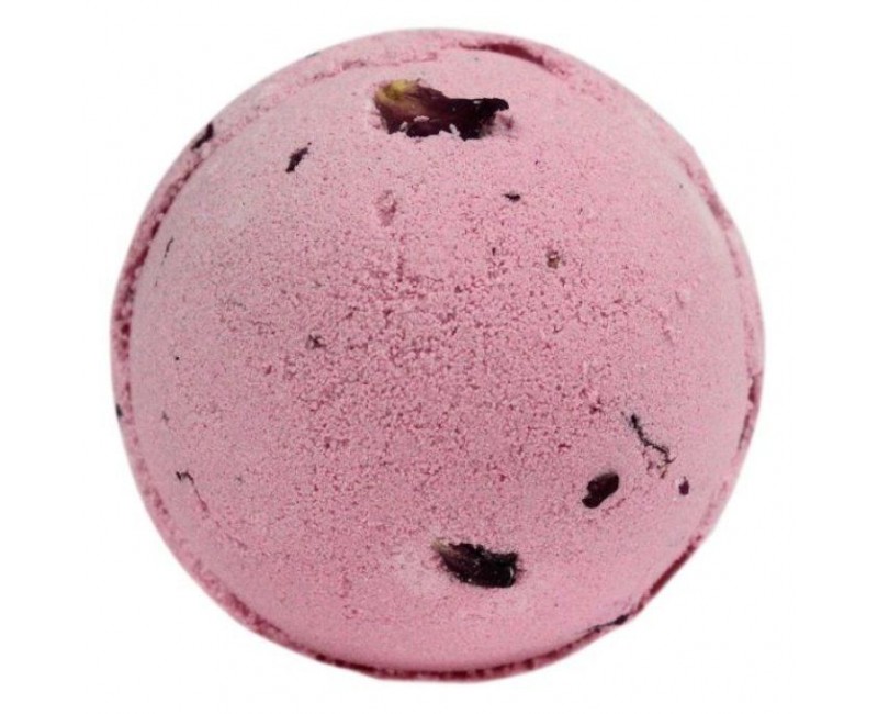 Boule de bain au karité pétales de roses 180 g