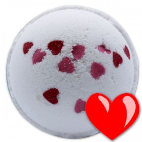 Boule de bain au karité love cœur 180 g