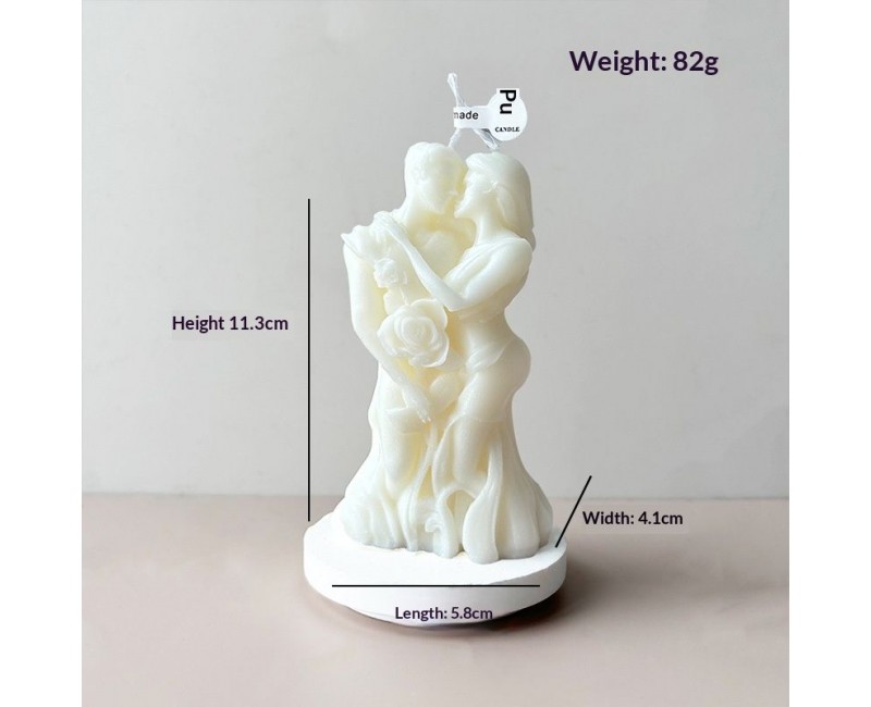 Bougie cire de soja bio l'étreinte