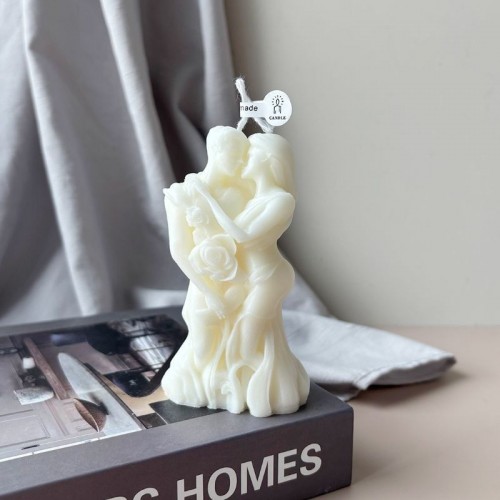 Bougie cire de soja bio l'étreinte