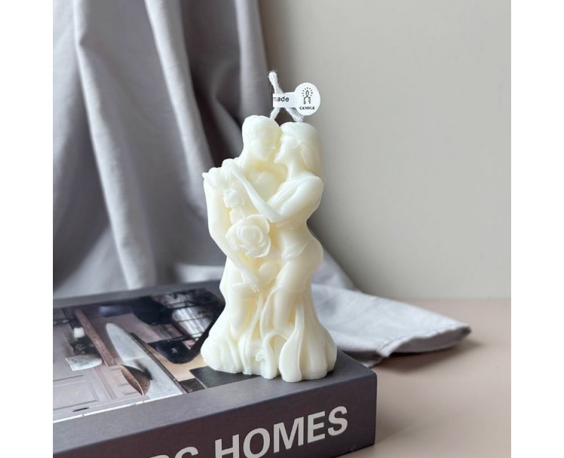 Bougie cire de soja bio l'étreinte