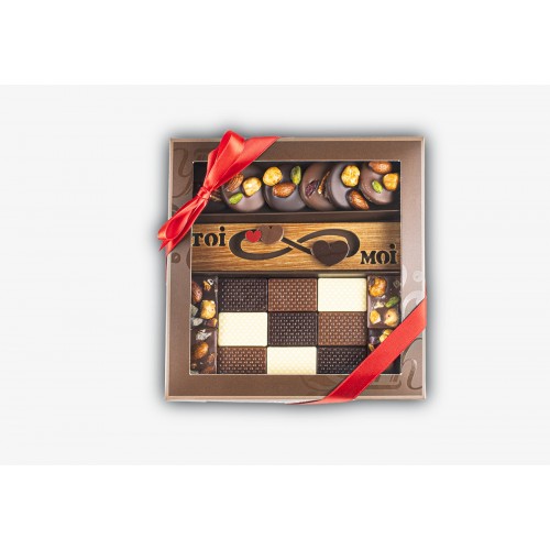 Coffret chocolat Saint Valentin Grignotage