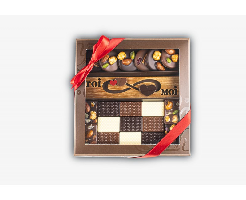 Coffret chocolat Saint Valentin Grignotage