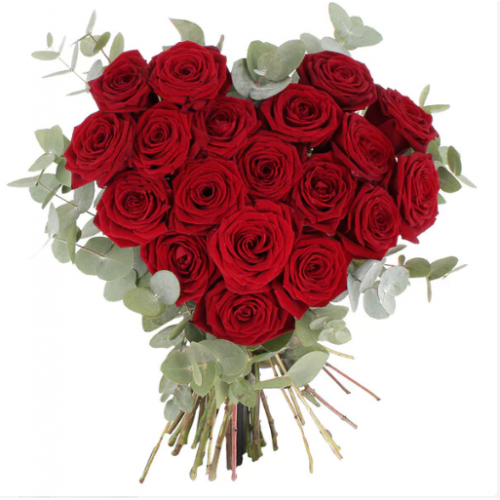 COEUR DE ROSES ROUGES