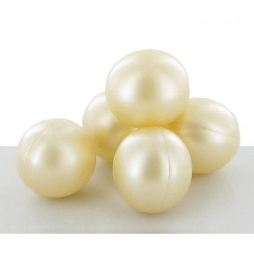 Perles de bain Noix de coco x20 &amp; sac organza