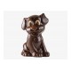 Chien chocolat noir 12,5cm