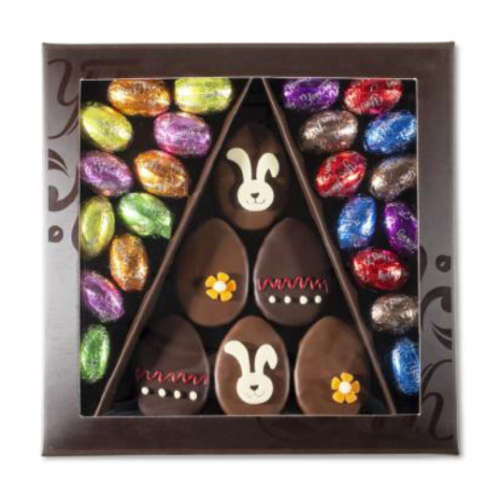 Coffret œufs alu & bouchées de Pâques