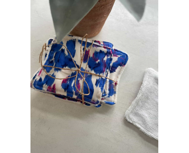 Coton démaquillant bambou x6