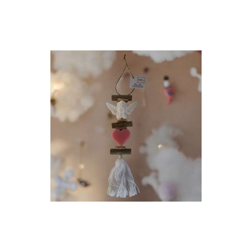 Tresse savon ange bergamote cœur rose