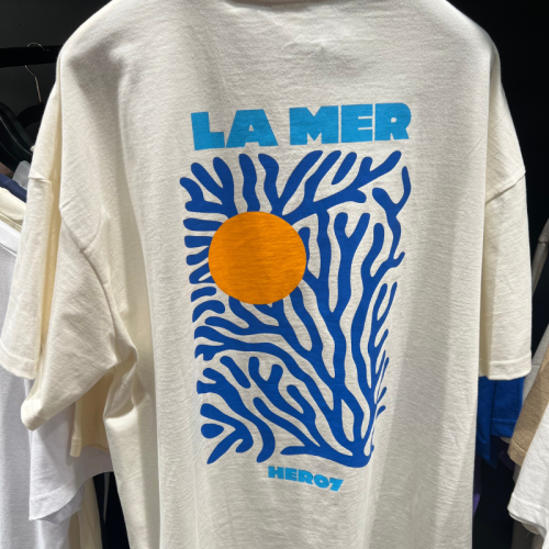 T-shirt homme manches courtes Hero Seven thème mer