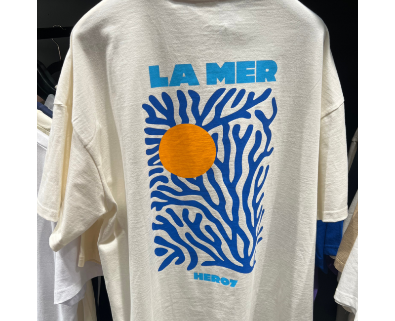 T-shirt homme manches courtes Hero Seven thème mer