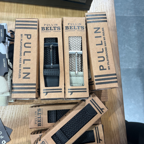 Ceinture Pullin noire ou beige