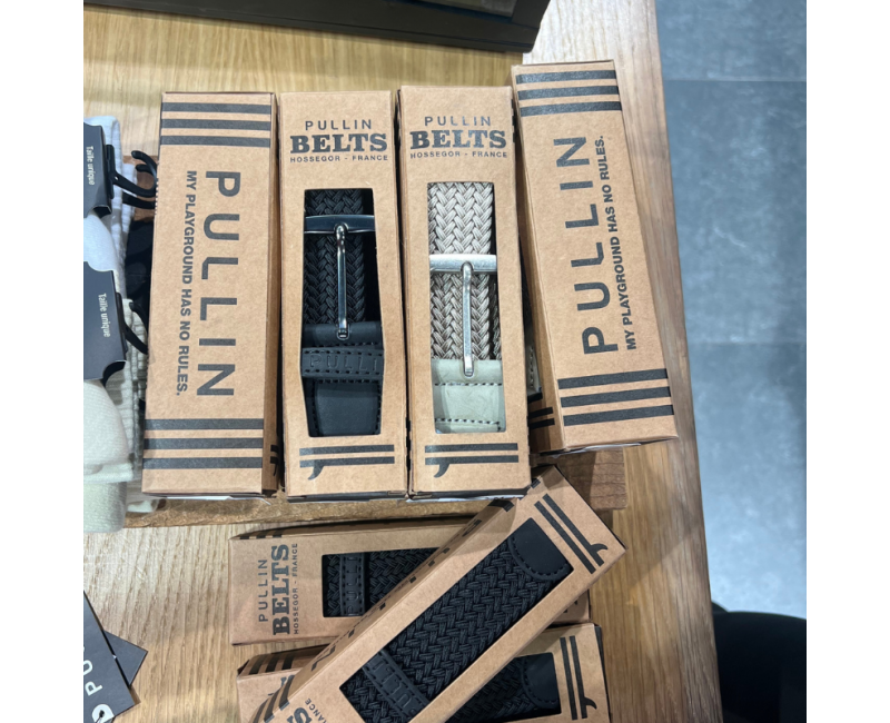 Ceinture Pullin noire ou beige