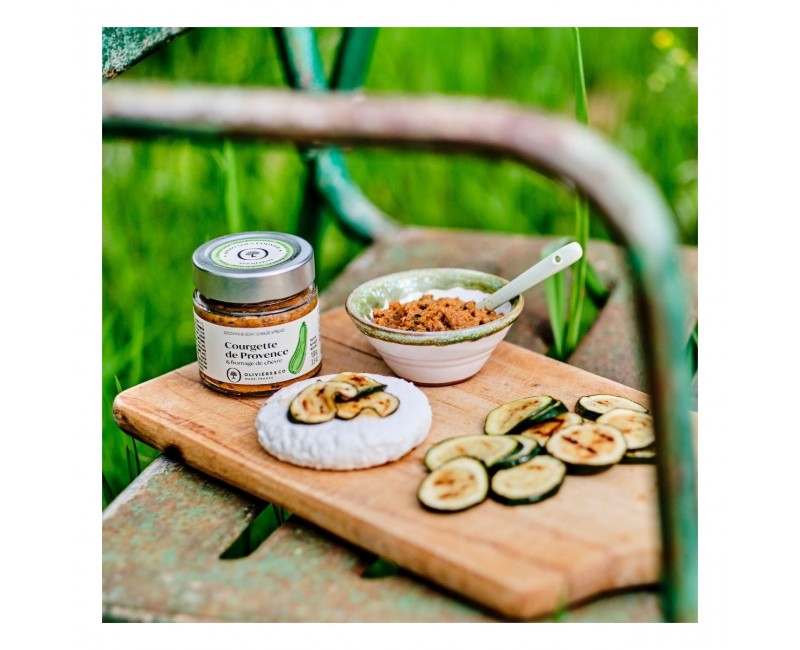 Tartinade Courgette & Chèvre Oliviers & Co – Apéritif gourmand