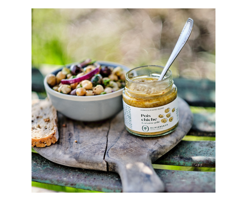 Tartinade Pois Chiches & Sésame Oliviers & Co – Apéritif gourmand