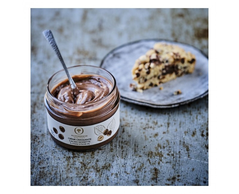 Crème Craquante Cacao Noisette Oliviers & Co – Gourmandise