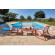 Table basse Quenza II Terra Cotta – Design chaleureux et moderne