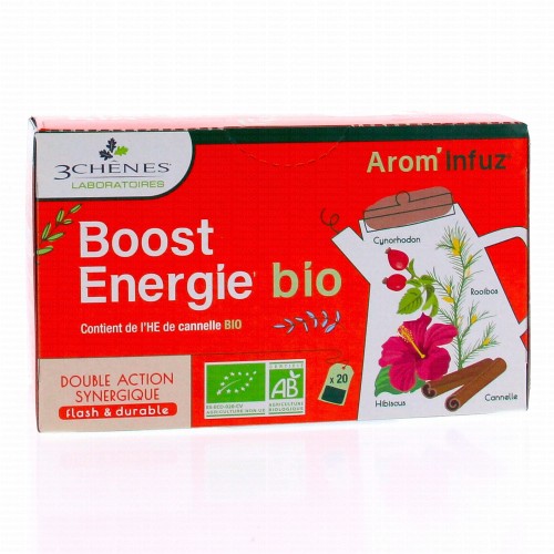 Infusion Boost Énergie Bio Arom’Infuz 3 Chênes