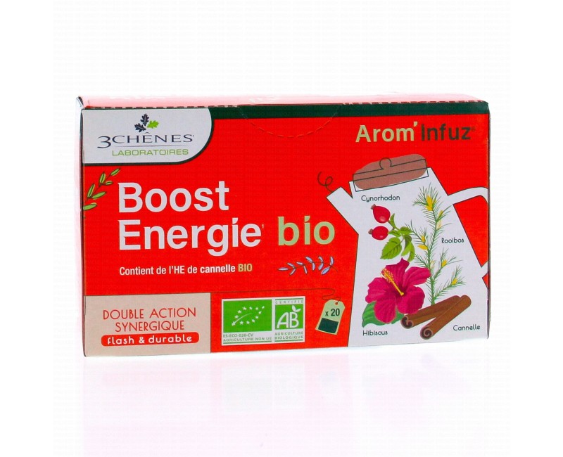 Infusion Boost Énergie Bio Arom’Infuz 3 Chênes