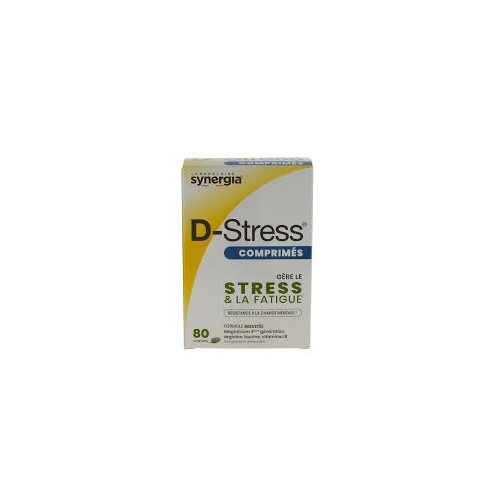 Synergia D-stress Stress & Fatigue Comprimés Boîte De 80
