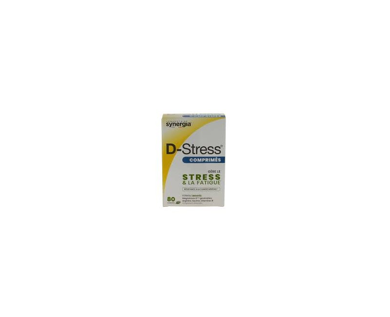 Synergia D-stress Stress & Fatigue Comprimés Boîte De 80