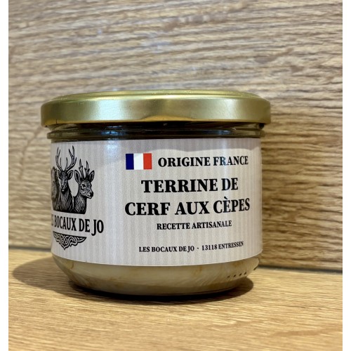 Terrine Cerf aux cèpes