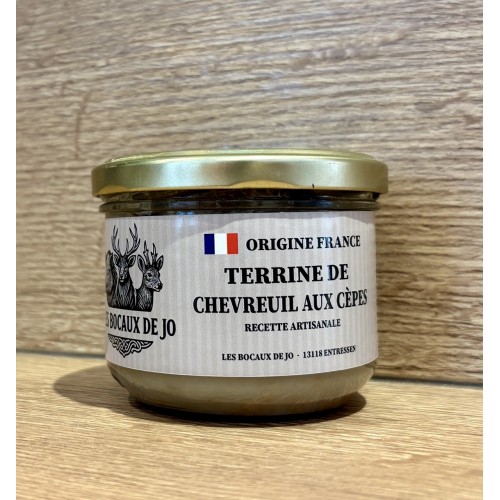 Terrine Chevreuil aux cèpes