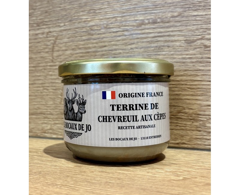 Terrine Chevreuil aux cèpes