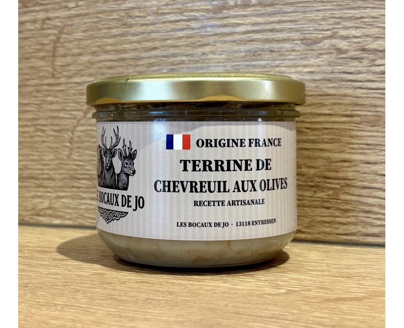 Terrine Chevreuil aux olives