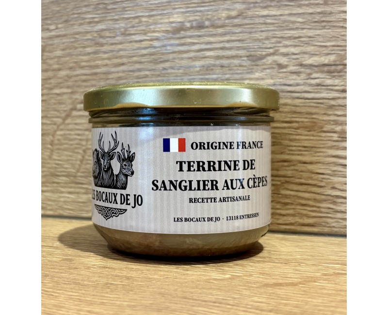 Terrine Sanglier aux cèpes